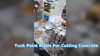 تیغه توربو زینتر شده 160 میلی متری درجه یک برای برش حرفه ای بتن