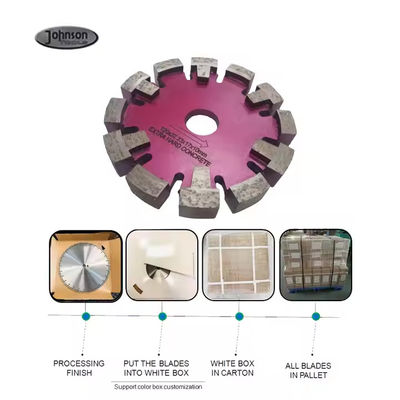 125mm کف لیزر جوشکاری الماس 17mm ضخامت بخش کف شکاف دیسک Tuck Point Saw Blade