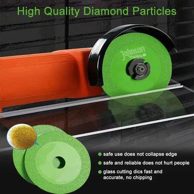 125mm دایره ای استفاده خیس شیشه سرامیک الماس برش تراش تیغه