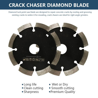 4-1/2" Tuck Point Crack Chaser Grout Repair Diamond Saw Blade برای بتن سبز، بناکاری، آجر، برش سنگ