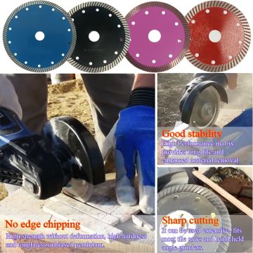 تیغه های برش سنگ الماس Sintered Segmented 150mm
