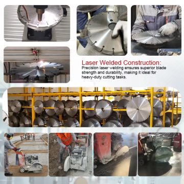 180mm Diamond Turbo Cutting Saw Blades برای برش سریع بتن مسلح