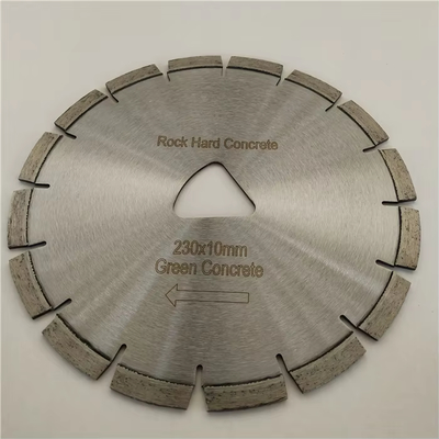 نقره ای 12 اینچ ابتدای ورودی الماس بتونی اره برش Soff Cut Skid Plates