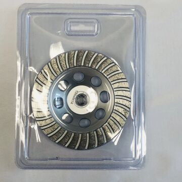 وزن سبک 100-180mm چرخ آسیاب بتنی توربو با هسته آلومینیوم