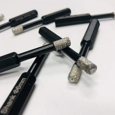چنگال سوراخ فلزی 6mm Hex Shank Diamond Core Borr Bits برای فرش