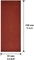 ورق های سنباده قلاب و لوپ اکسید آلومینیوم قرمز 9 * 3.6 اینچ برای دیوار خشک سنگ چوب