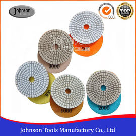 پودرهای نقاشی رزینی الماس نوع سفید، پد سنگی پرداخت 75mm - 180mm