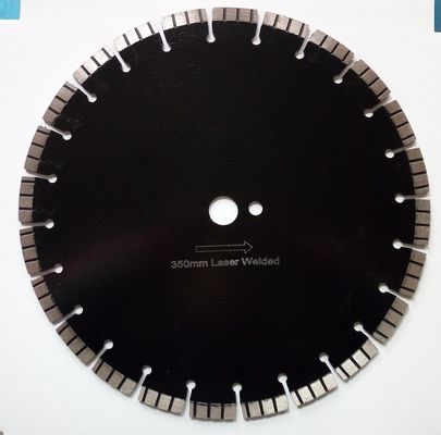 14 تیغ اره الماس لیزری با قطعه های توربو ، برای برش بتون ، ضخامت 3.2 میلی متر