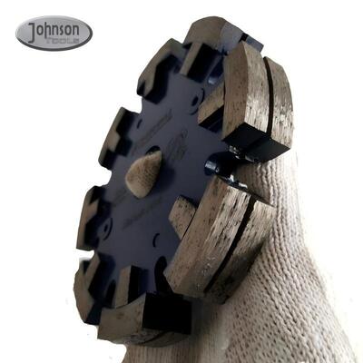 تیغه های تیغه های تیغه ای 125mm Hot Tuck نقطه سه لایه نوع استفاده مرطوب / استفاده خشک