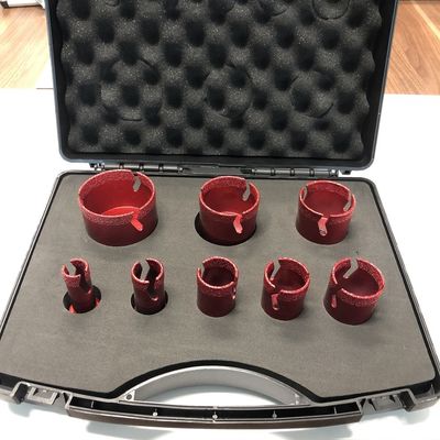 SGS 68mm M14 Hollow Diamond Core Drill Bits تولید گرمای کم