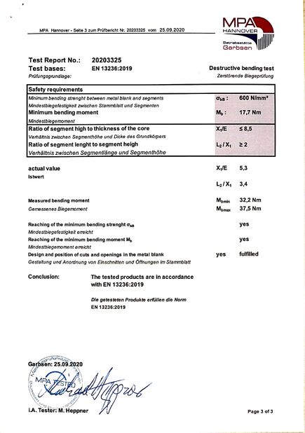 چین Johnson Tools Manufactory Co.,Ltd گواهینامه ها
